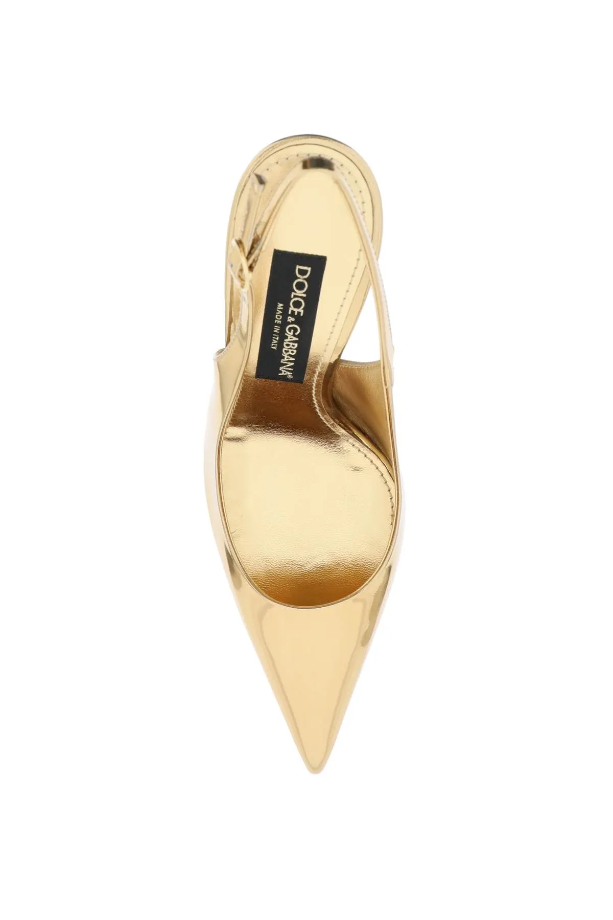 Dolce & gabbana laminated leather pumps