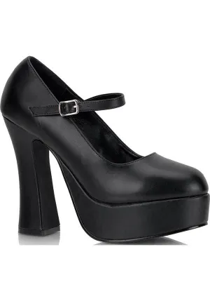 DOLLY-50 [Black] | PLATFORM HEELS [PREORDER]