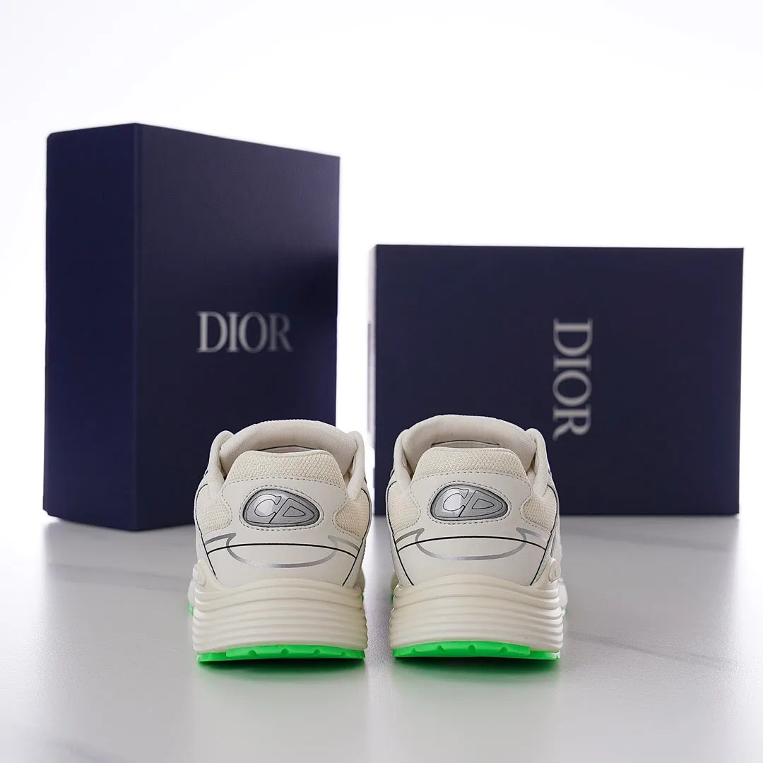 DOR B30  White Mesh and Technical Fabric Sneakers -114