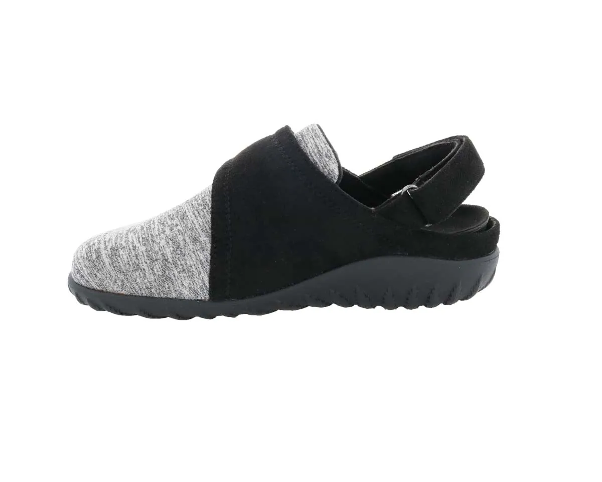 Drew Breezy Women Casual Shoe In Black Micro/stretch