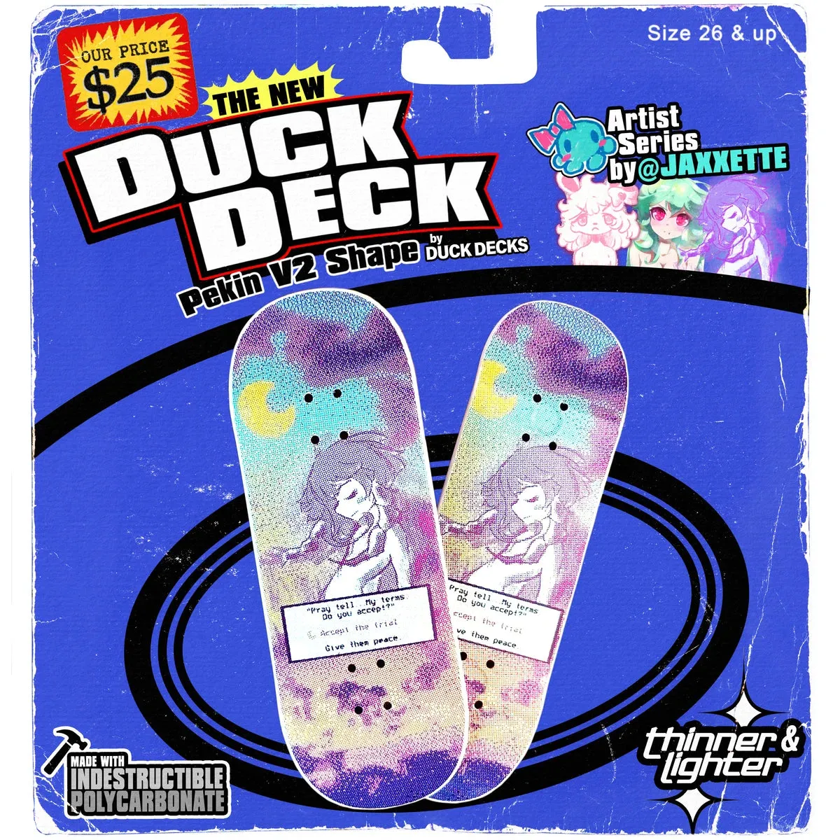 Duck Decks 34mm YAE Poly Fingerboard