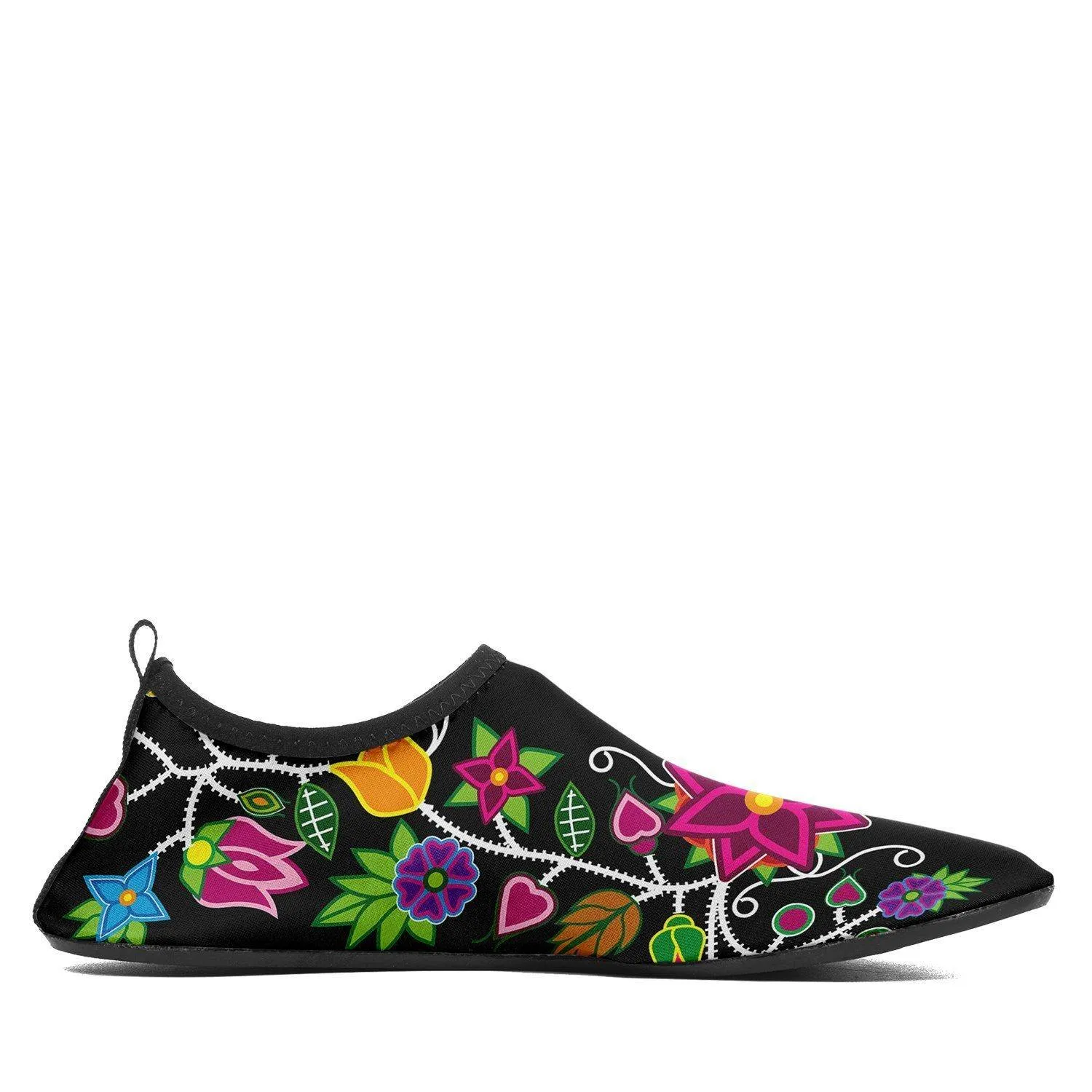 Floral Beadwork - 01 Sockamoccs Kid's Sockamoccs Slip On Shoes