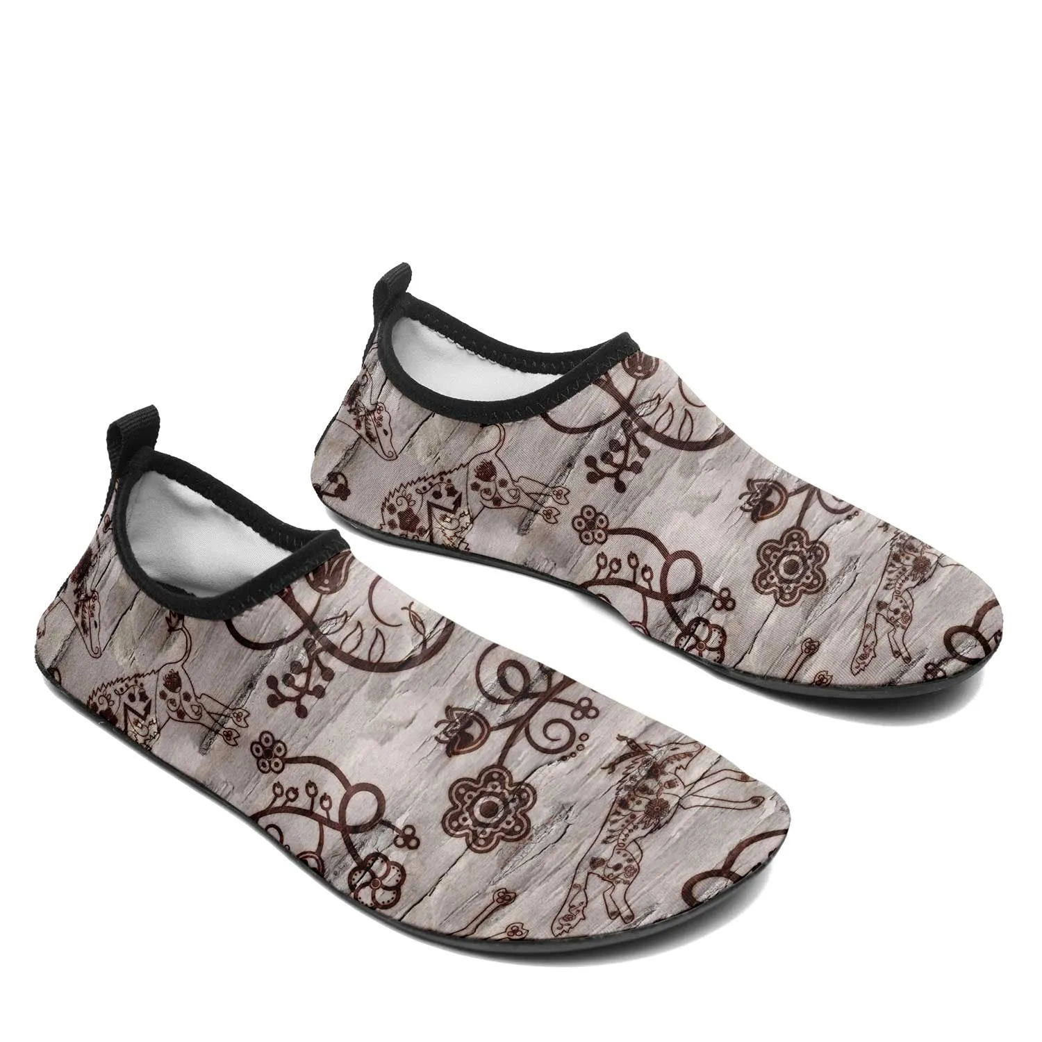 Forest Medley Kid's Sockamoccs Slip On Shoes