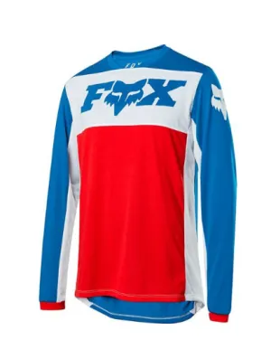 Fox Head Cycling Indicator Long Sleeve Wide Open Jersey [Nvy/Rd] Size 2X