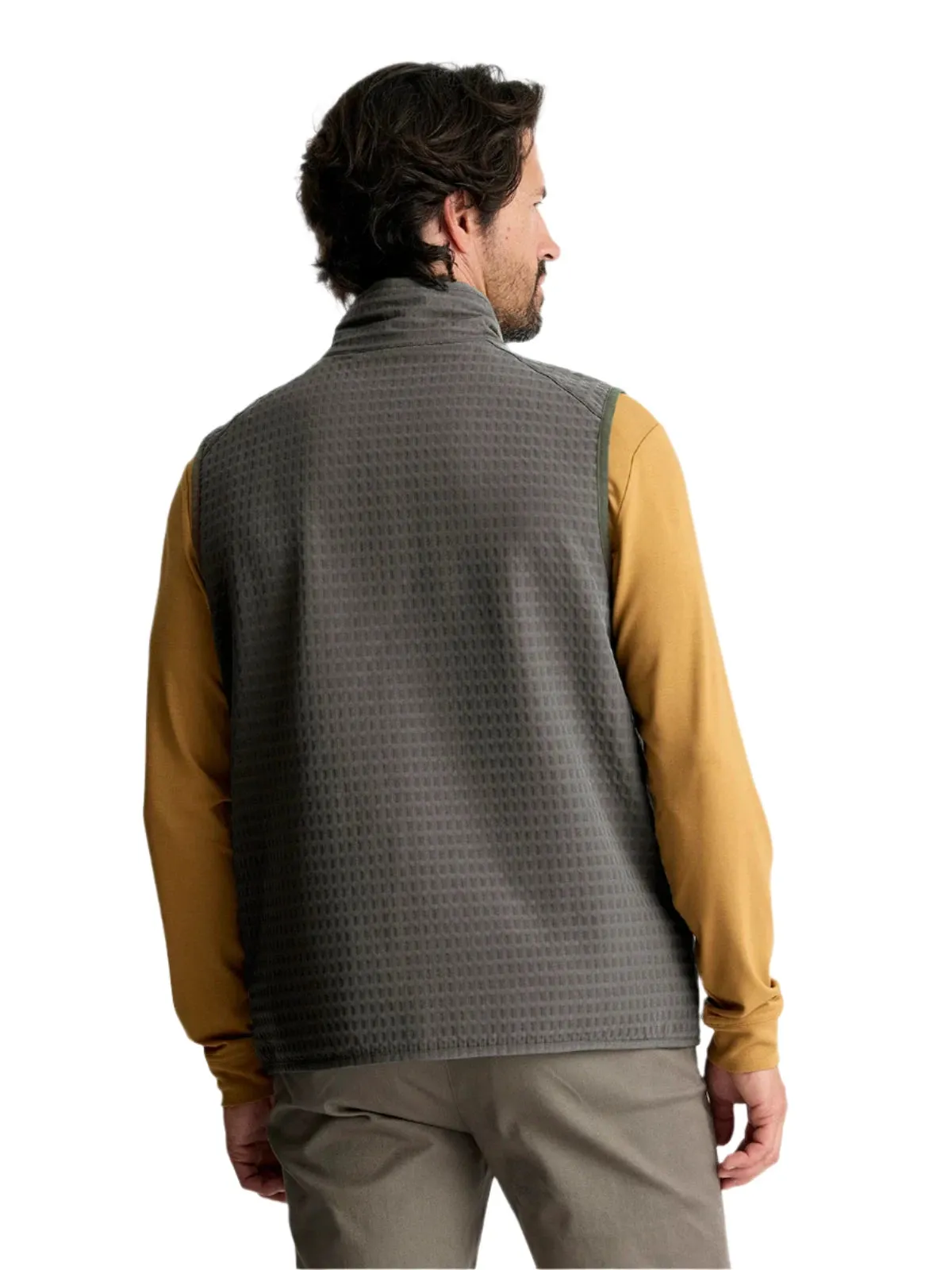 Free Fly Apparel Men's Gridback Fleece Vest