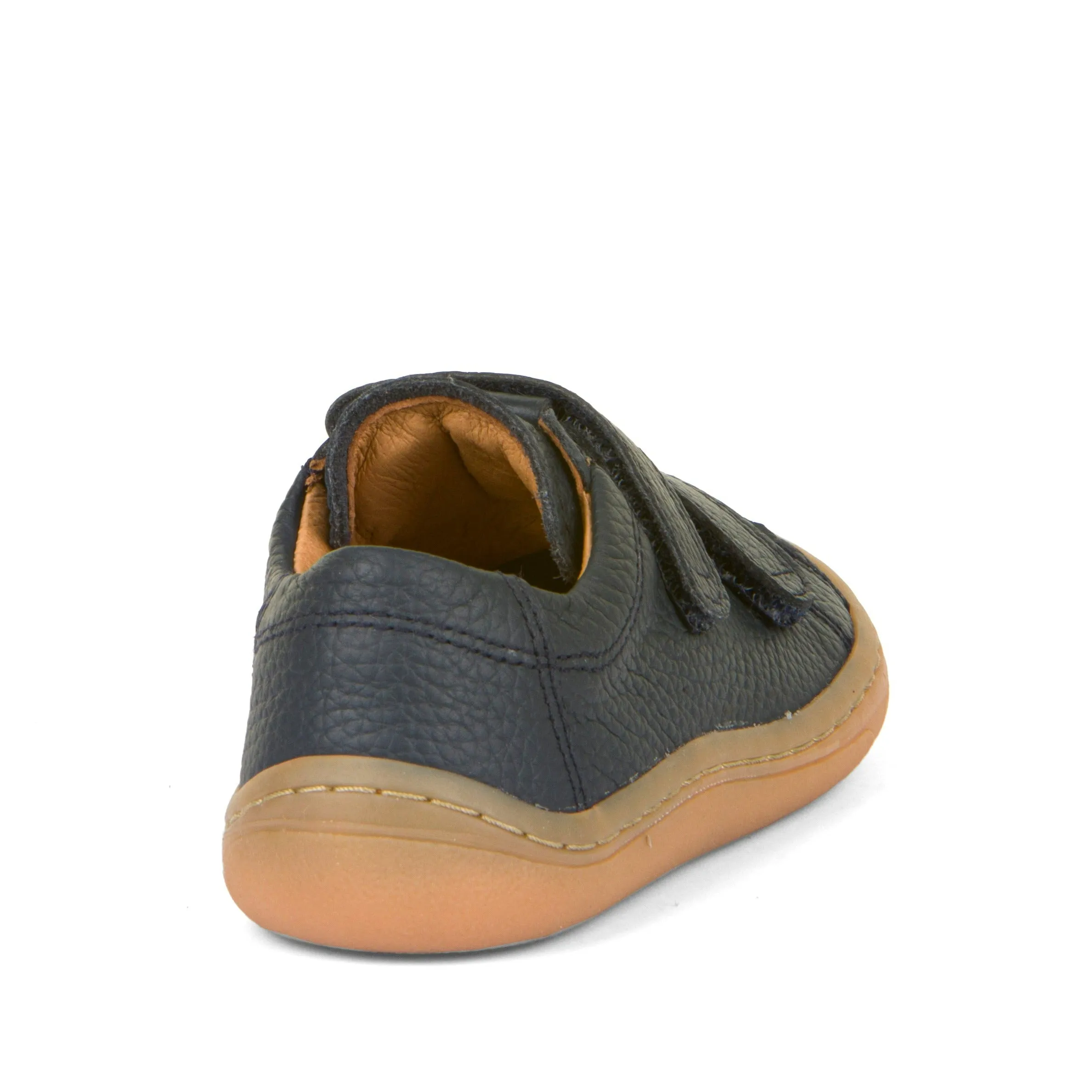 Froddo Kid's Barefoot Shoes with Double Hook and Loop Fasteners - Navy