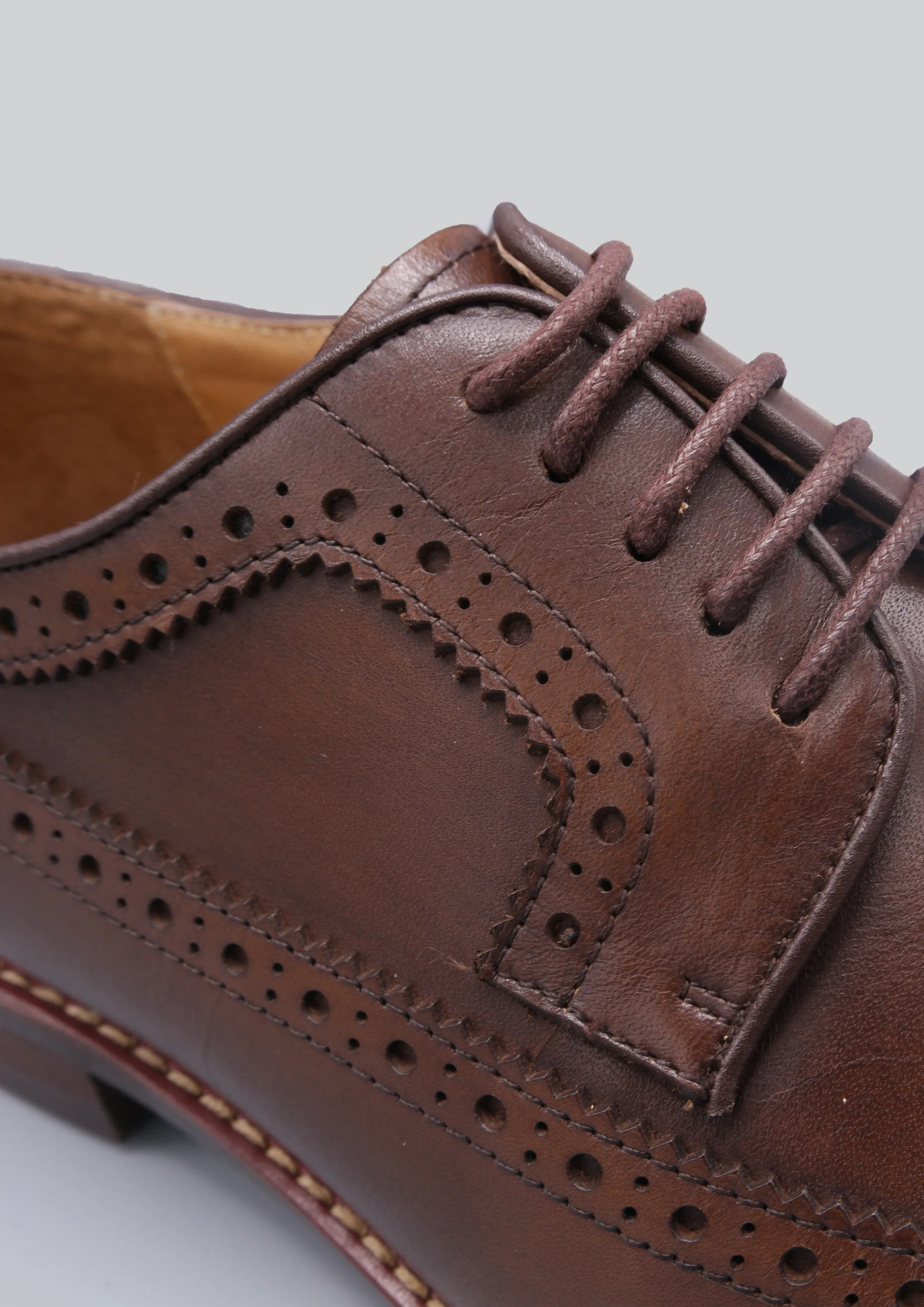 George leather brogue