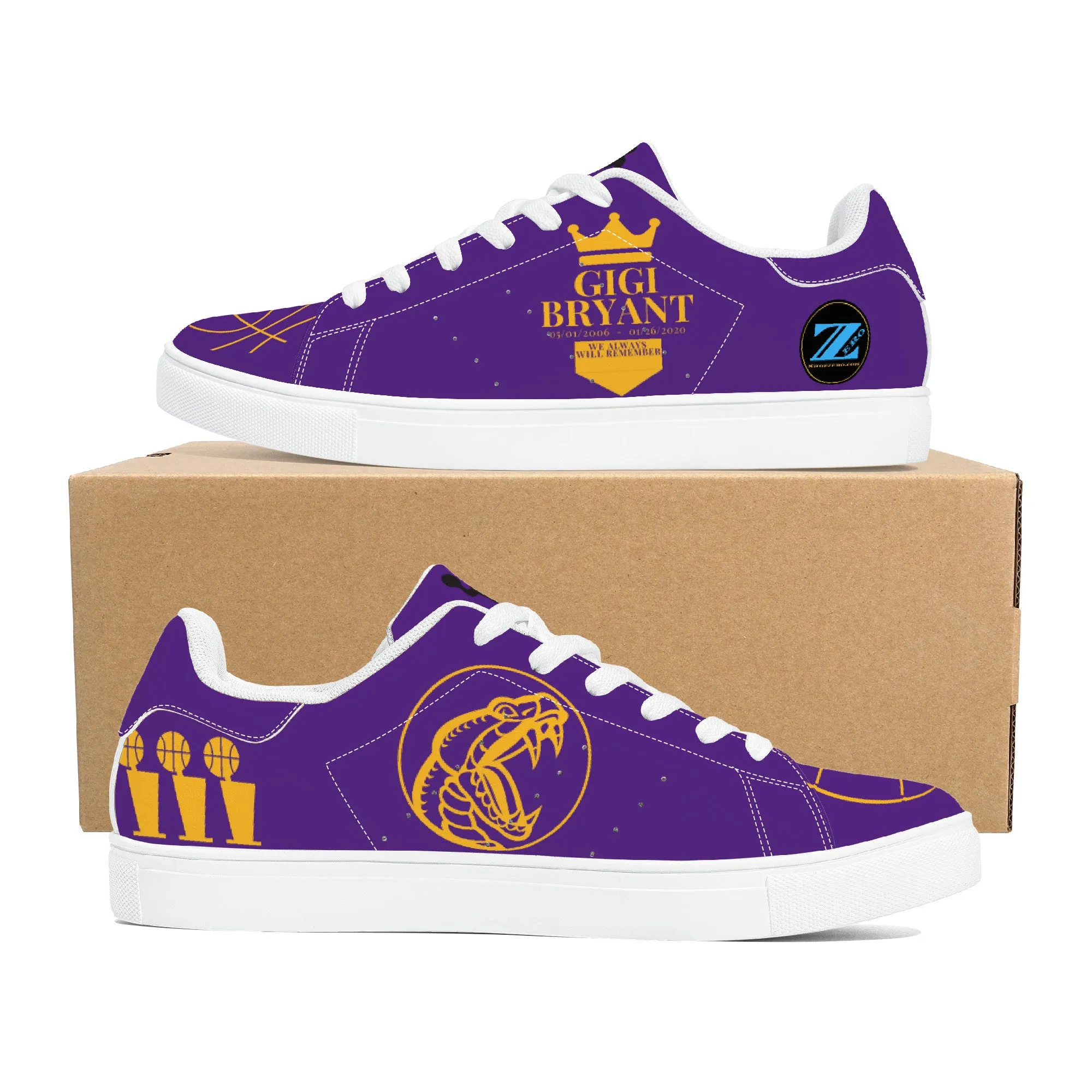 GiGi & Kobe Bryant Sneakers | Low Top Customized | Shoe Zero