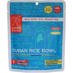 Good to-Go Dehydrated Cuban Rice Bowl - Single Serving Pouch