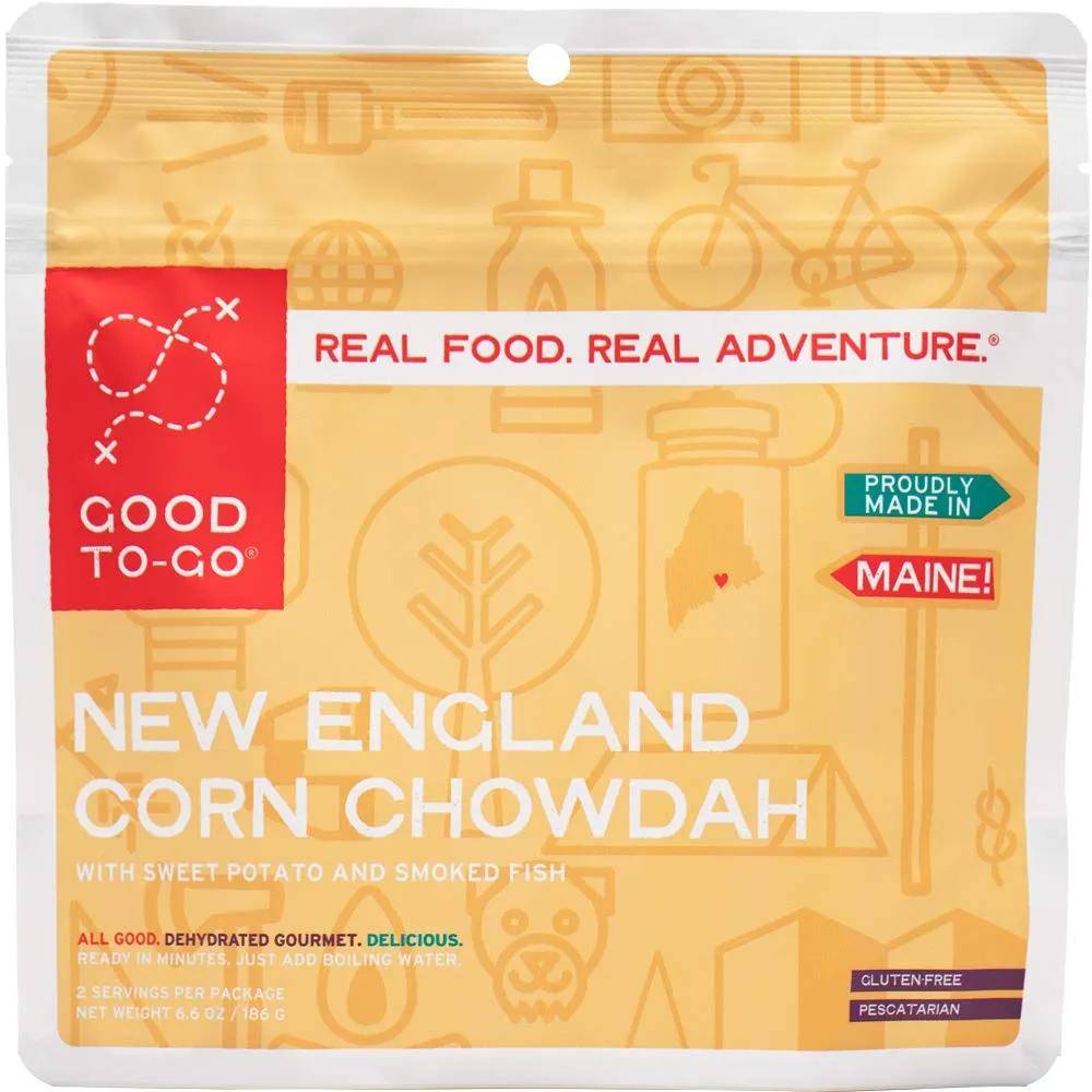 Good to-Go Dehydrated New England Corn Chowdah - Double Serving Pouch