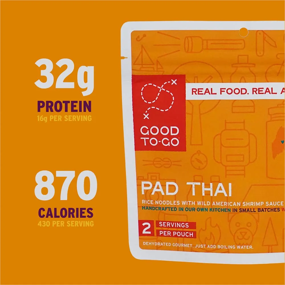 Good to-Go Dehydrated Pad Thai - Double Serving Pouch