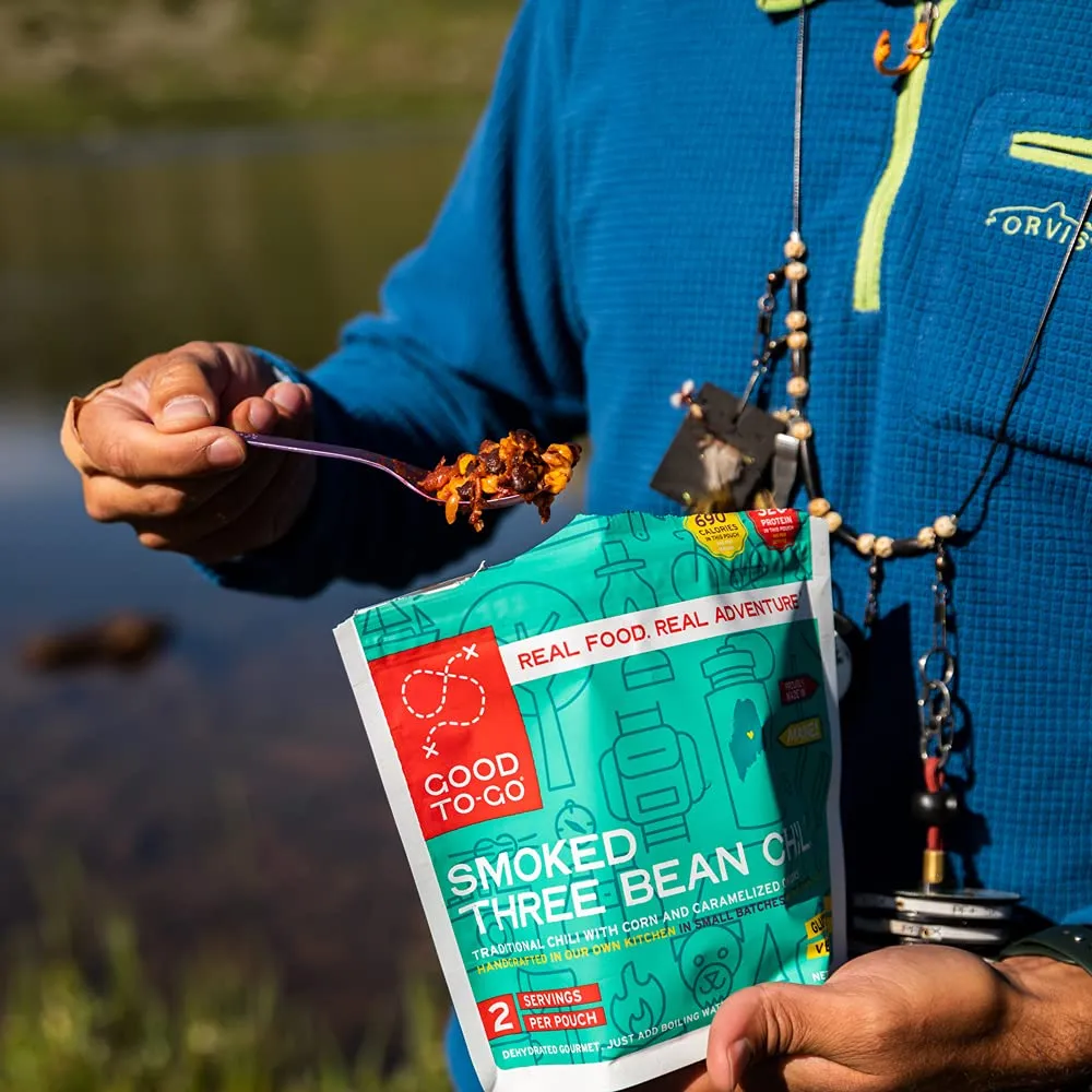 Good to-Go Dehydrated Smoked Three Bean Chili - Single Serving Pouch