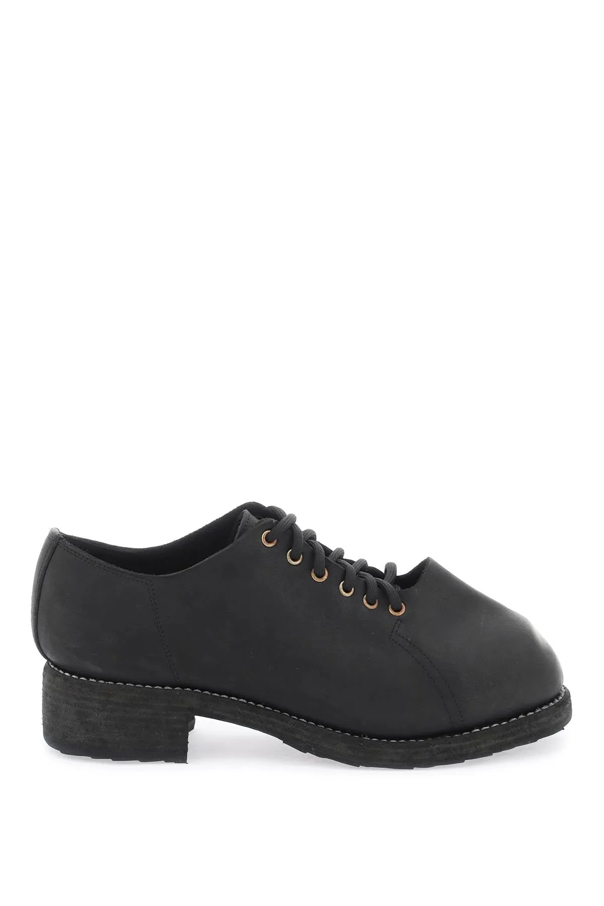 Guidi leather lace-up shoes