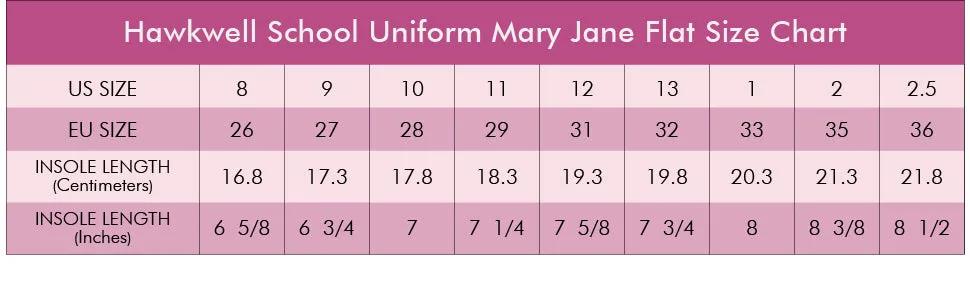 Hawkwell School Uniform Mary Jane Flat (Toddler/Little Kid)