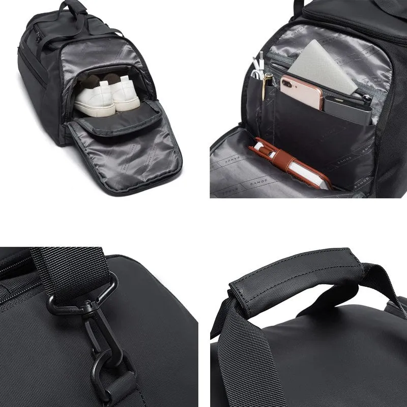 High Capacity Travel Duffle Bag with Water Resistance | 1.5Kg | Black