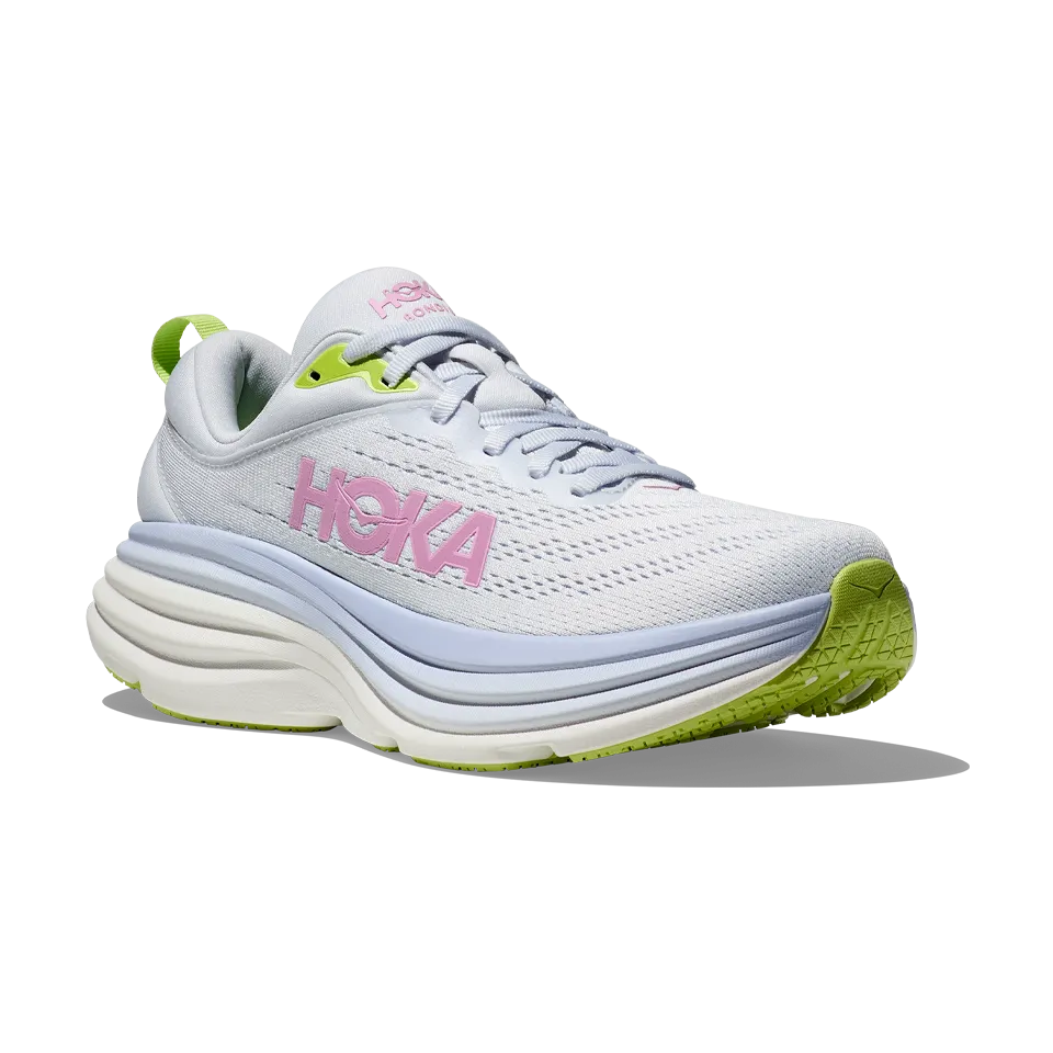 HOKA Women's Bondi 8 Wide Sea Ice/Pink Twilight