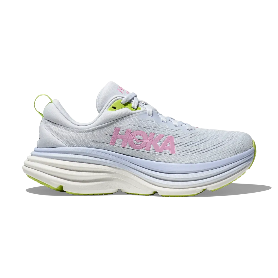 HOKA Women's Bondi 8 Wide Sea Ice/Pink Twilight