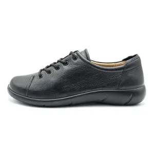 Hotter Burton Ii Low-Top Sneakers Leather Black Colour For Women