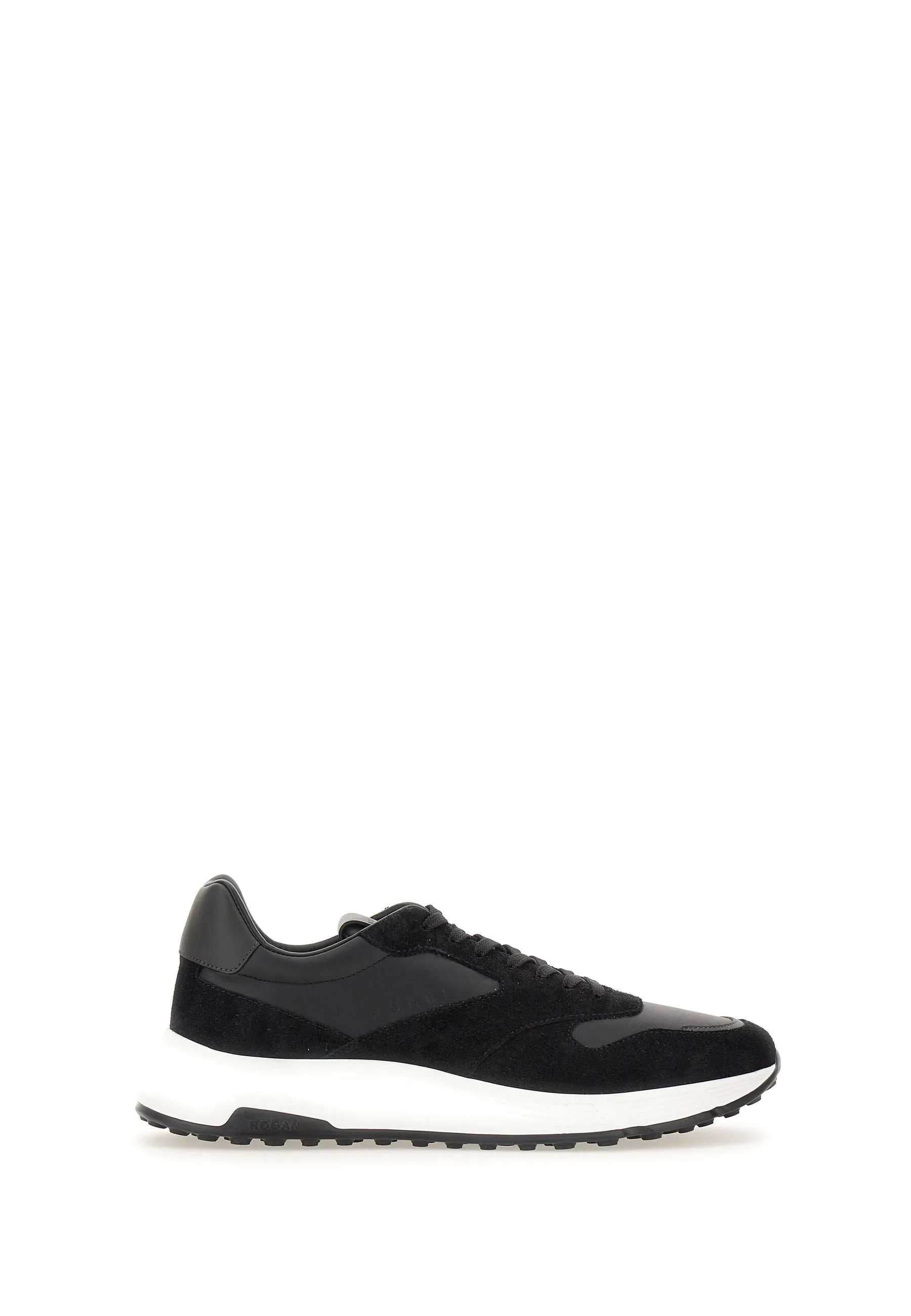 Hyperlight Black Suede Leather Sneakers