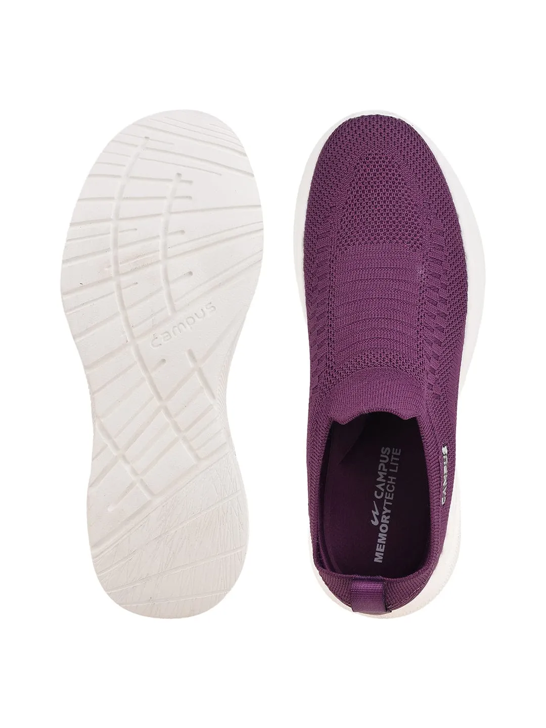 JENNY Purple Women's Slip-ons