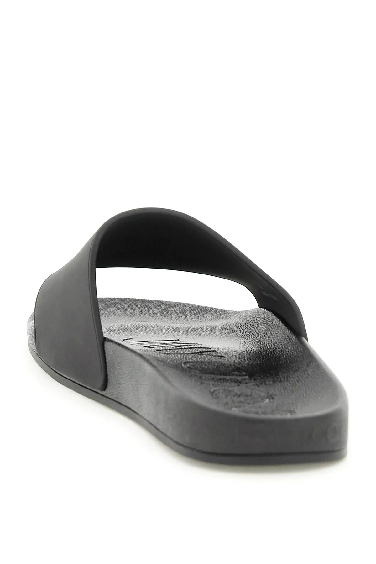 Jimmy choo 'port' rubber slides