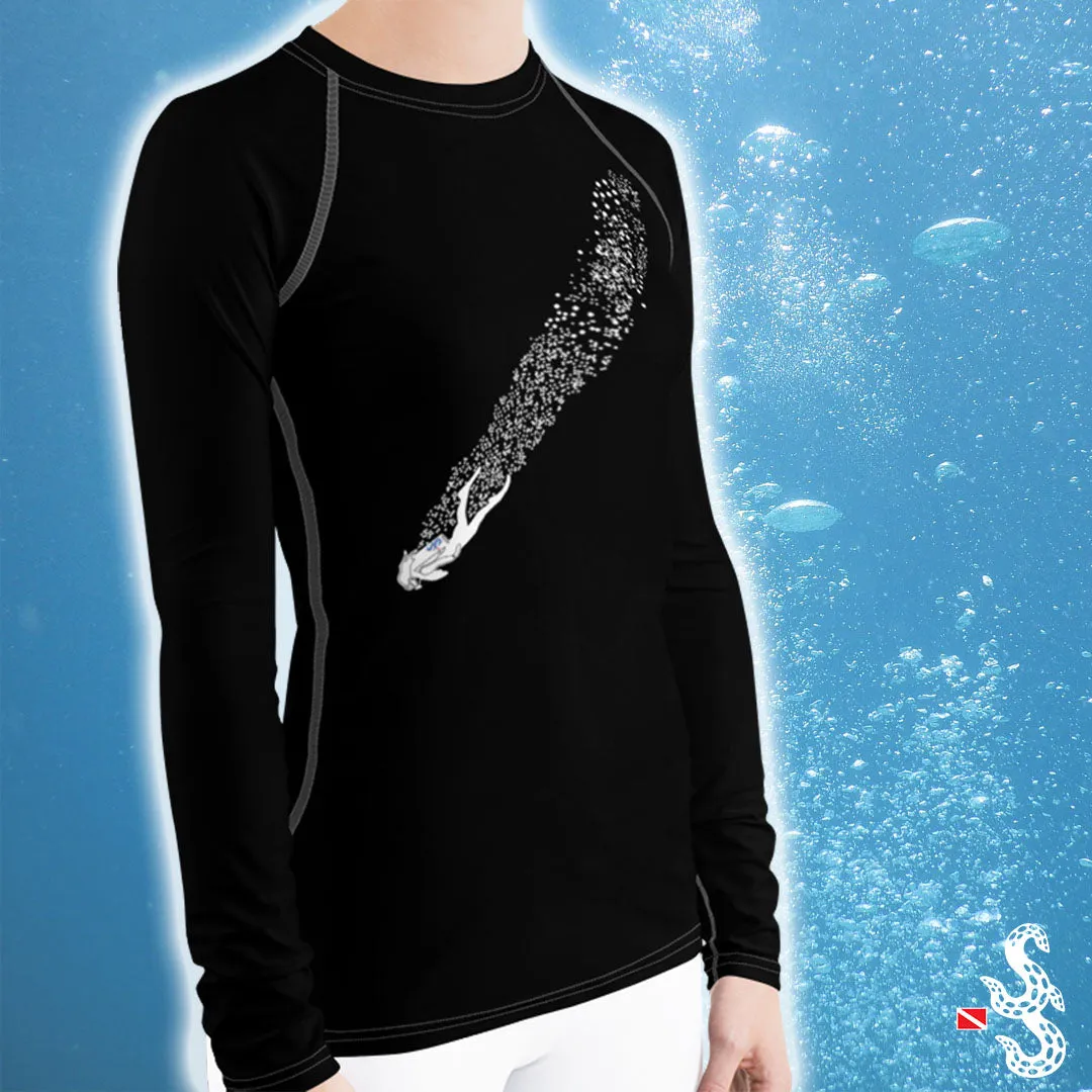 Just Bubbles Women's Rash Guard