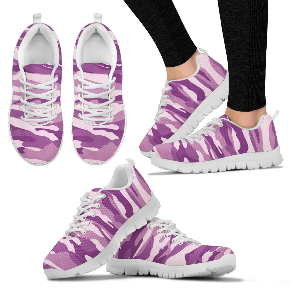 Knit Sneakers_Camo Purple_Combo