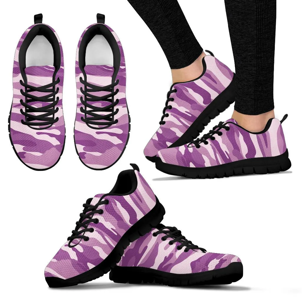 Knit Sneakers_Camo Purple_Combo