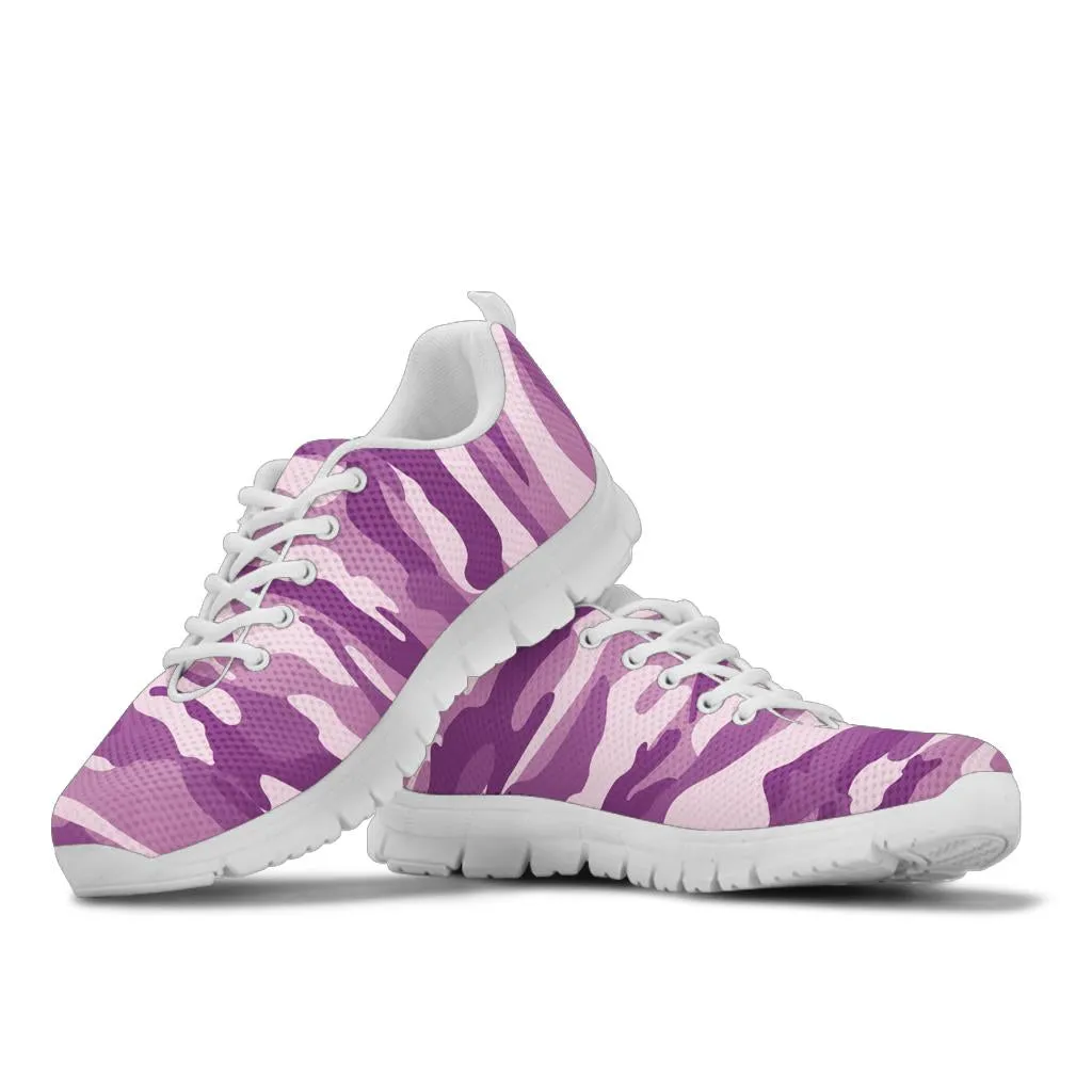 Knit Sneakers_Camo Purple_Combo