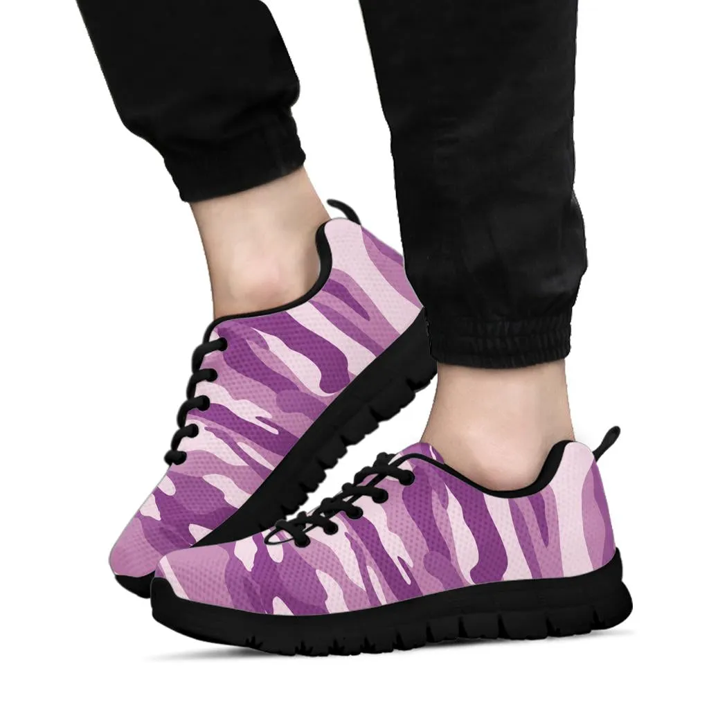 Knit Sneakers_Camo Purple_Combo