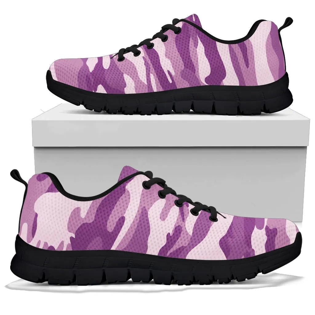 Knit Sneakers_Camo Purple_Combo