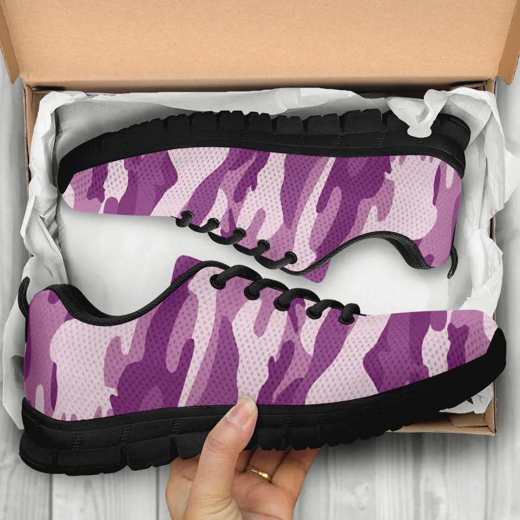 Knit Sneakers_Camo Purple_Combo