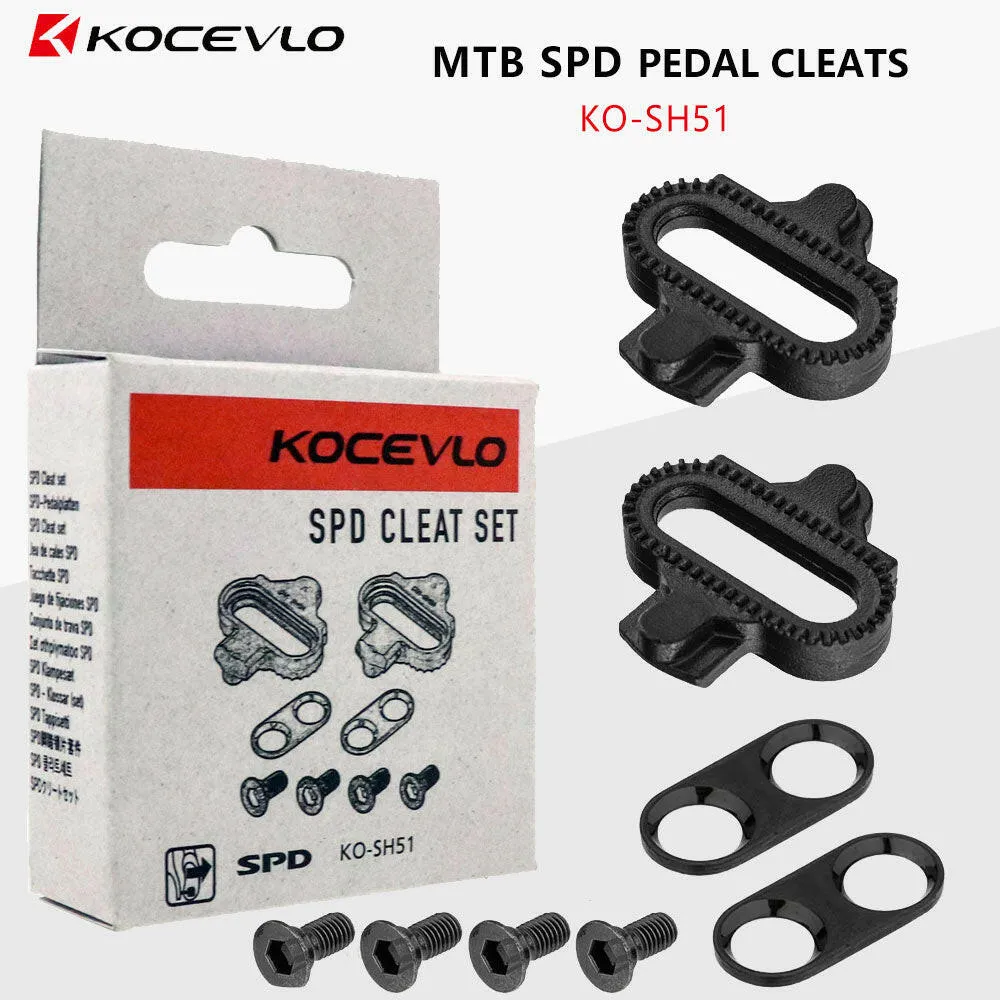 KOCEVLO SPD SH51 Pedais Grampo Set MTB Mountain Bike Bicicleta Ciclismo Grampo