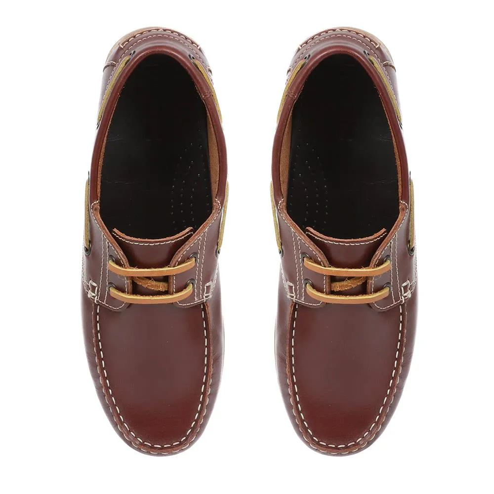 Leather Boat Shoes - SHAFI37009 / 323 614