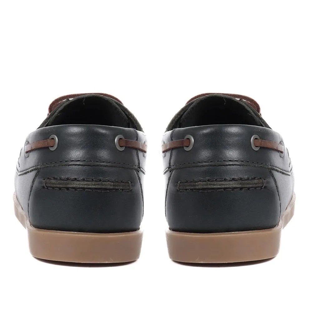 Leather Boat Shoes - SHAFI37009 / 323 614