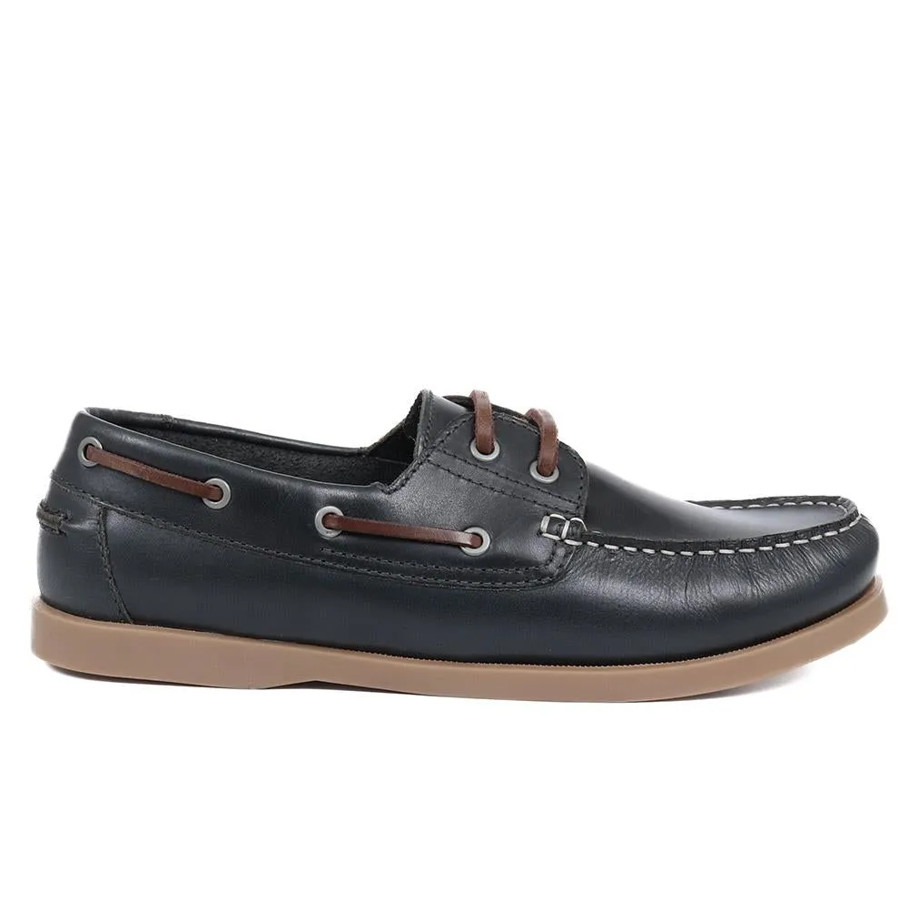 Leather Boat Shoes - SHAFI37009 / 323 614