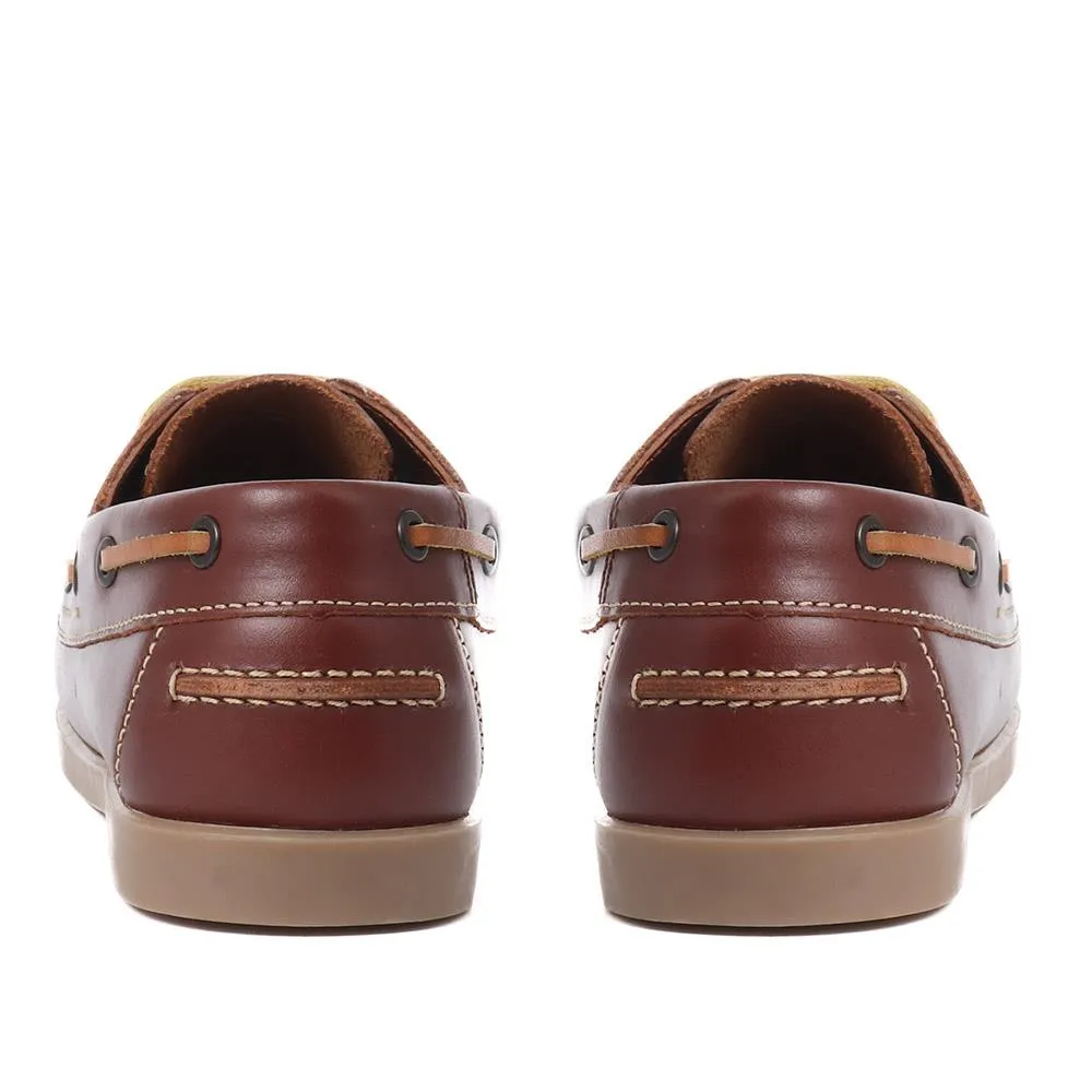 Leather Boat Shoes - SHAFI37009 / 323 614