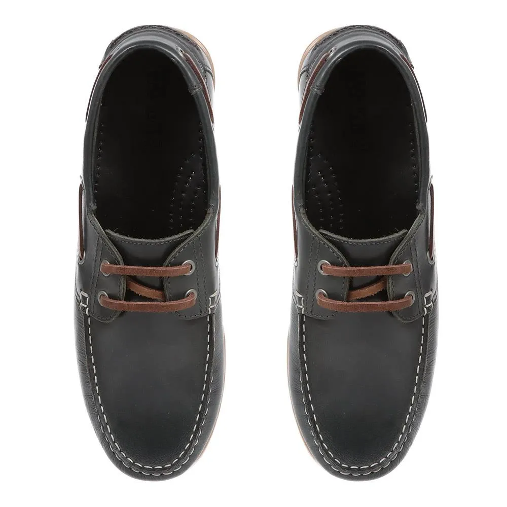 Leather Boat Shoes - SHAFI37009 / 323 614