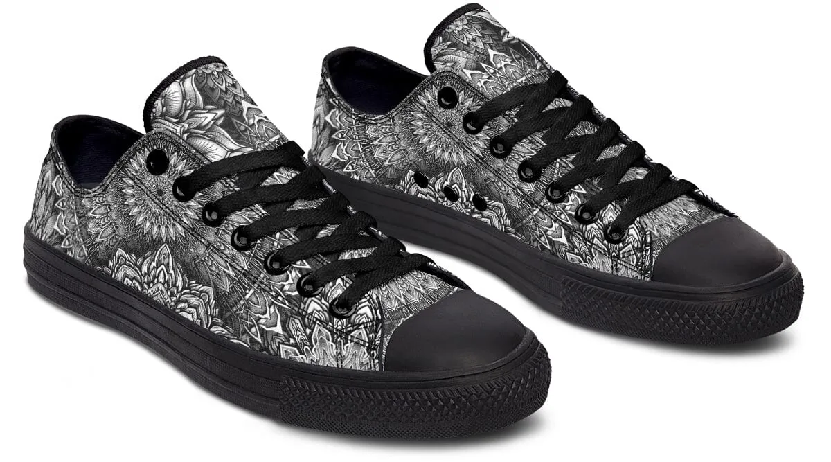 Mandala Bloom Low Top Shoes