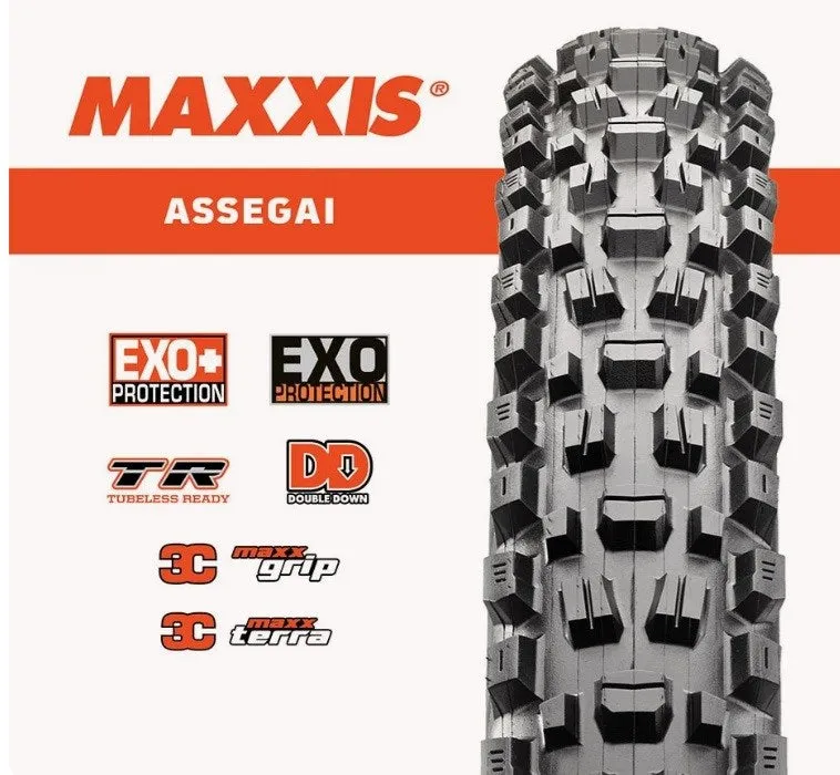 Maxxis WT ASSEGAI 29x2.50 3C/EXO/TR Maxx terra foldable tyre