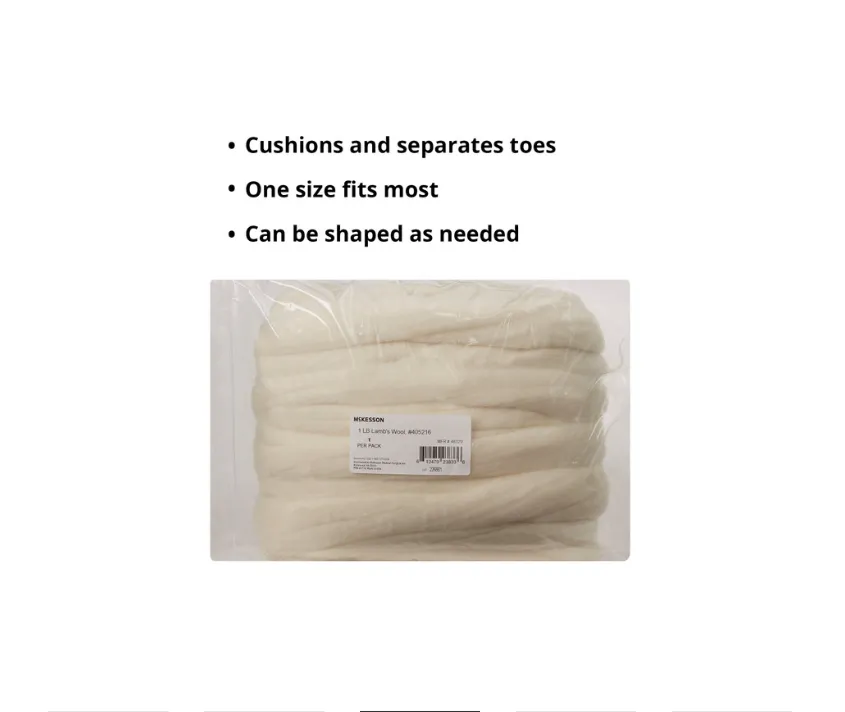 McKesson Lamb's Wool Padding