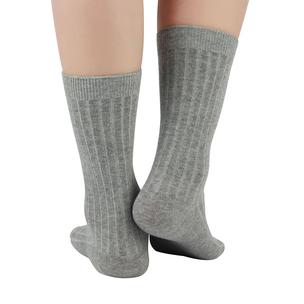 MD Cotton Non-Binding Soft Circulation Crew Socks (2 Pairs)