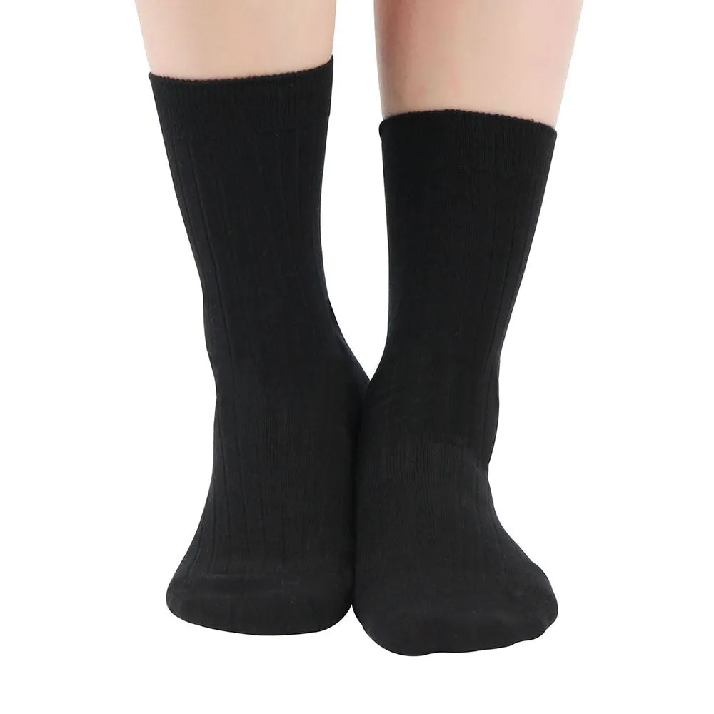 MD Cotton Non-Binding Soft Circulation Crew Socks (2 Pairs)