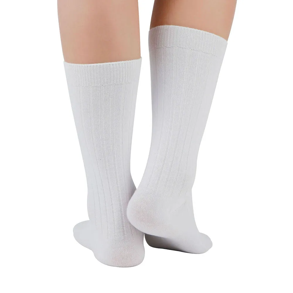 MD Cotton Non-Binding Soft Circulation Crew Socks (2 Pairs)