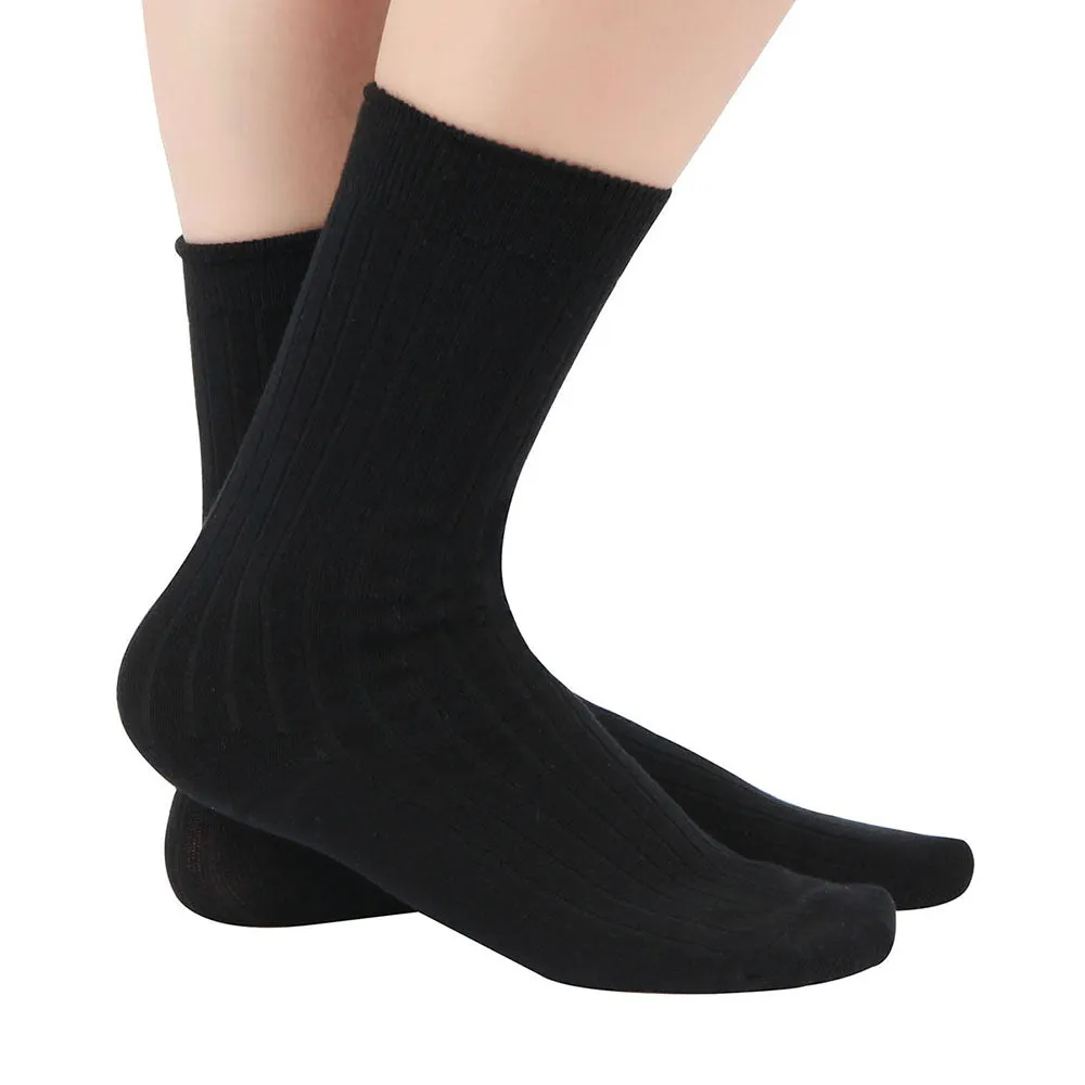 MD Cotton Non-Binding Soft Circulation Crew Socks (2 Pairs)