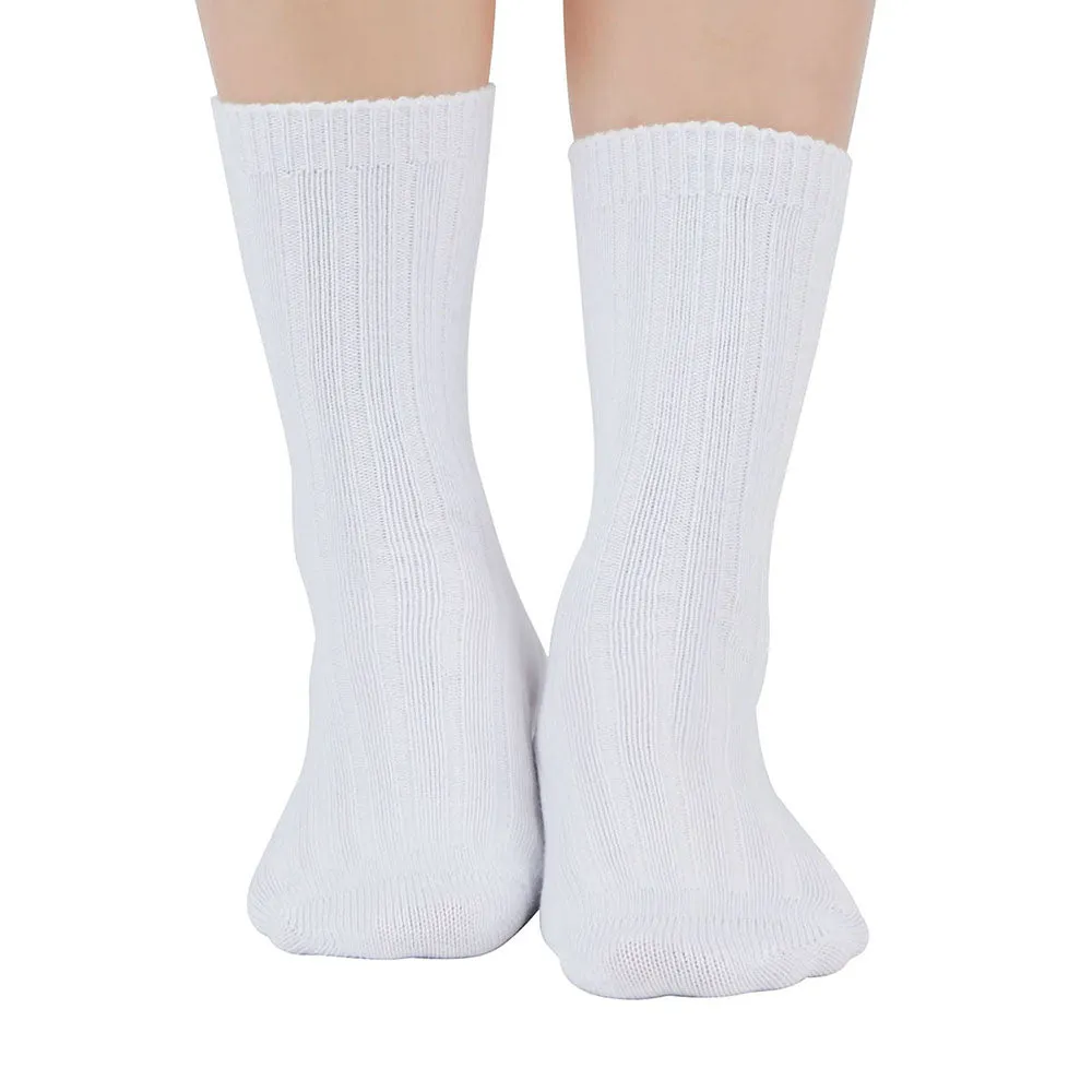 MD Cotton Non-Binding Unisex Circulatory Crew Socks