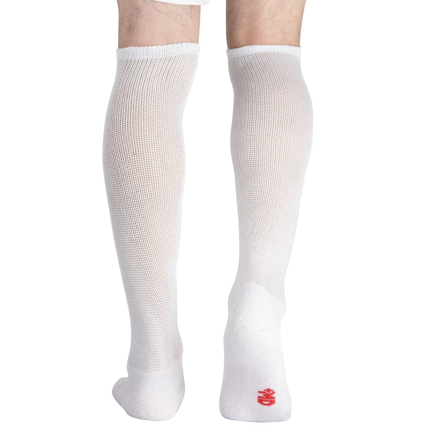 MD Extra Wide Non Binding Bamboo Over The Knee Socks With Cushioned Sole (2 Pairs)