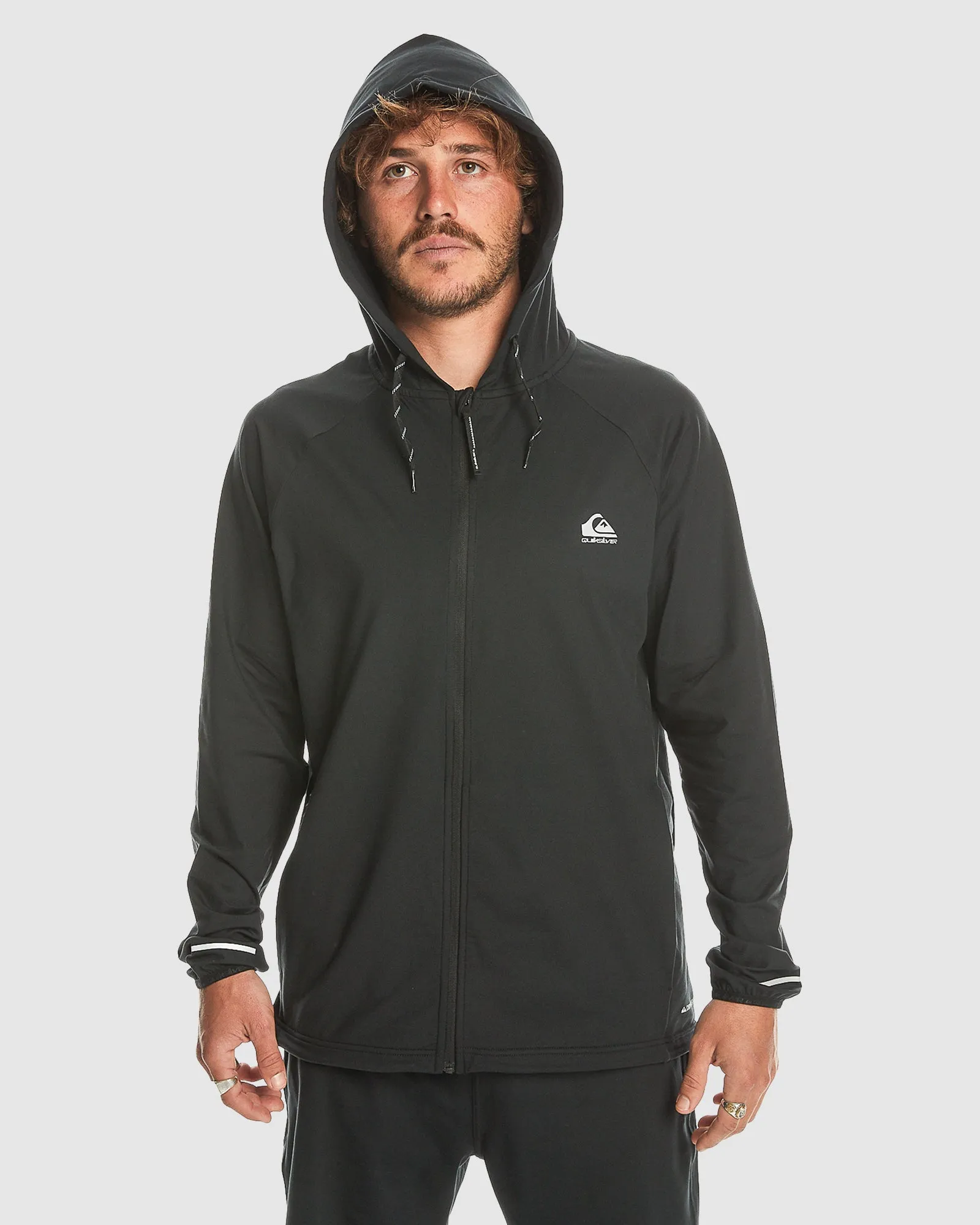 Mens Knit Training Technical Zip-Up Hoodie