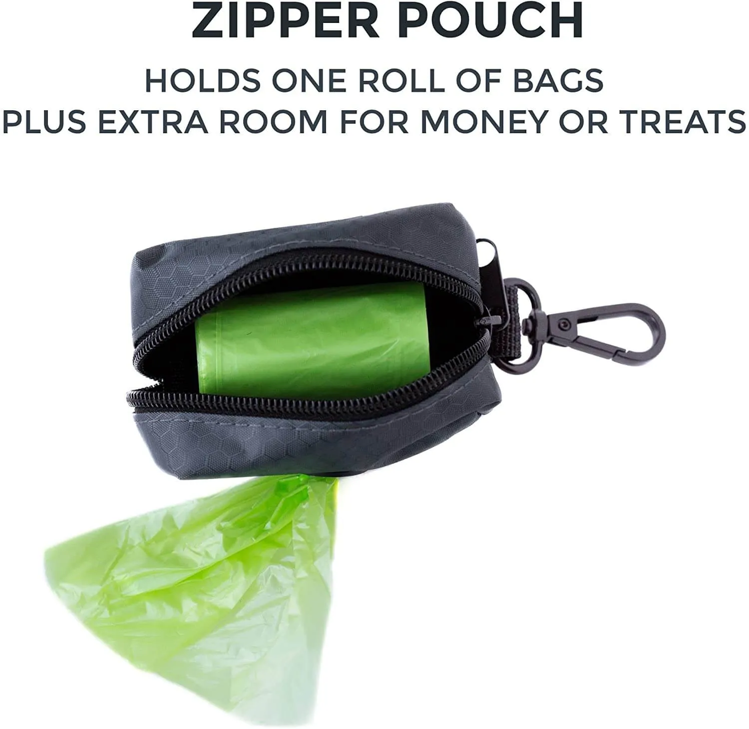 Mighty Paw Weatherproof Poop Bag Holder with Zippered Pouch