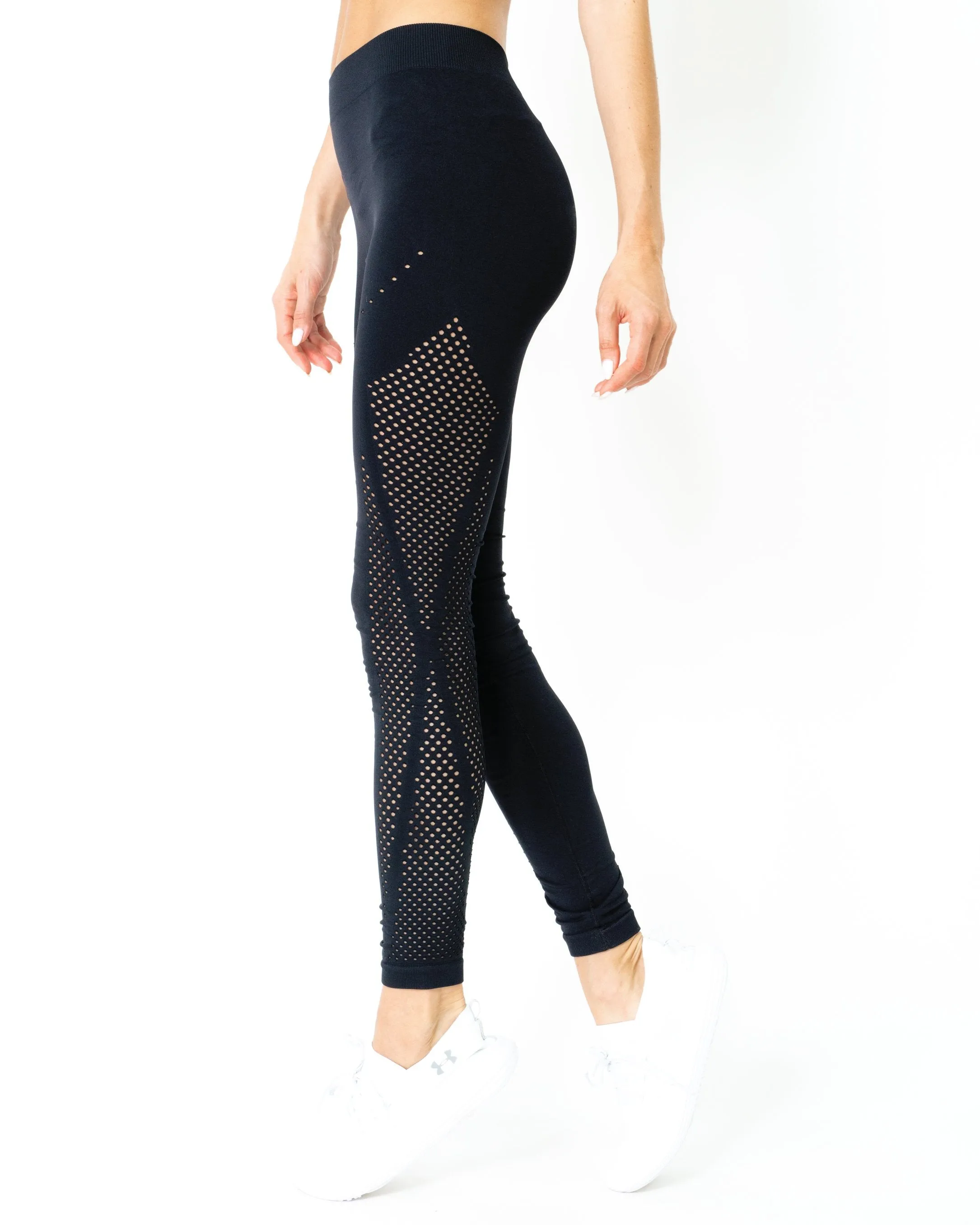 Milano Seamless Legging - Black MADE IN ITALY